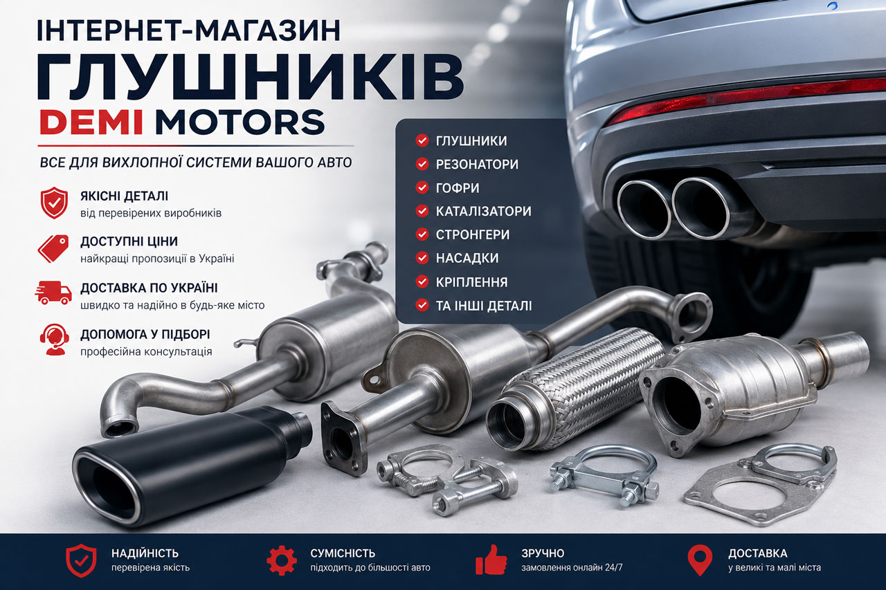 Інтернет-магазин глушників